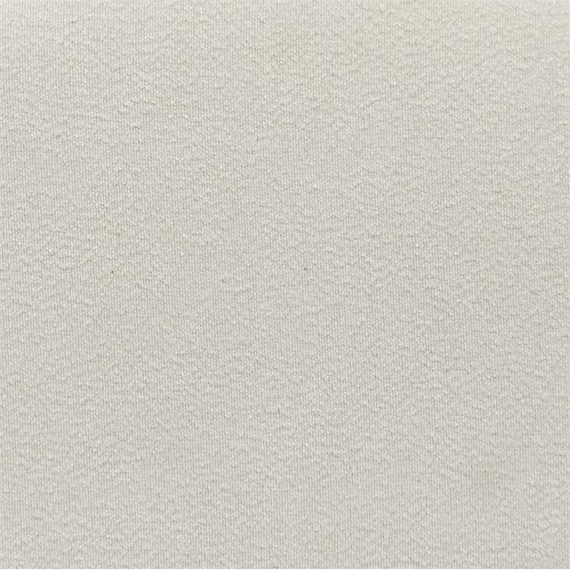 Pemberly Row Contemporary Accent Cream Finish Boucle Twin Bed