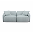 Pemberly Row Seafoam Performance Corduroy Velvet Modular Loveseat