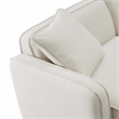 Pemberly Row Contemporary Sand Upcycled Linen Modular Loveseat