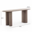Pemberly Row Contemporary Accent Washed Ash Finish Console Table