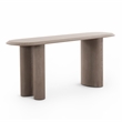 Pemberly Row Contemporary Accent Washed Ash Finish Console Table