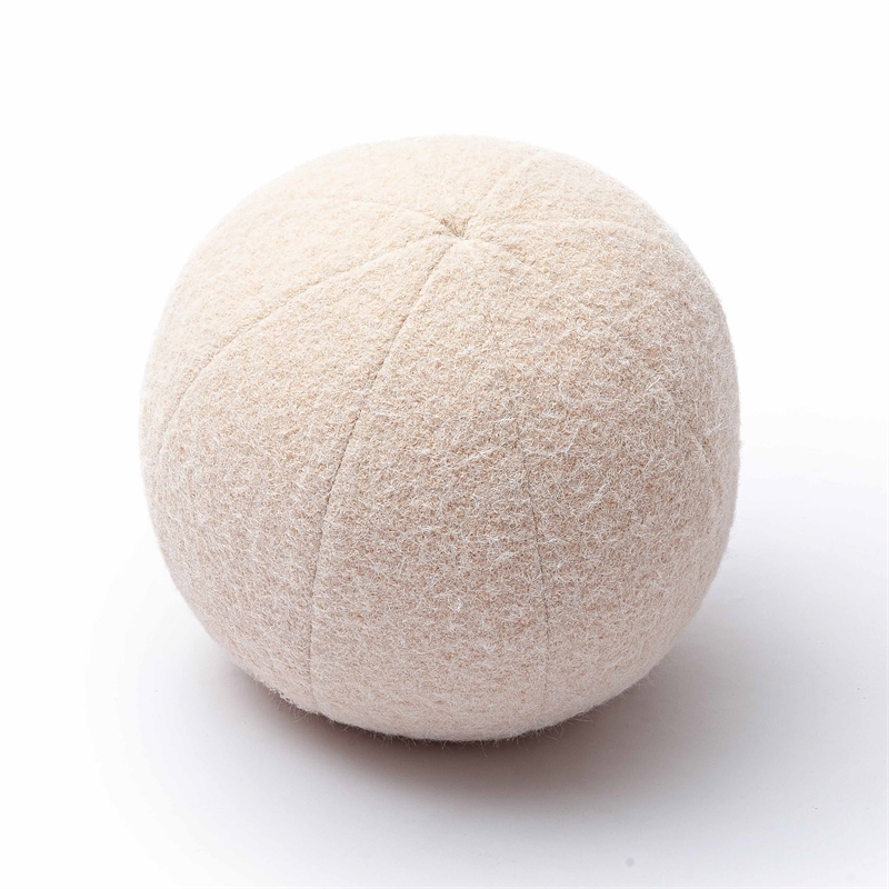 Pemberly Row Contemporary Rose-Tan Long Mohair 9 inch Pillow