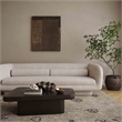 Pemberly Row Contemporary Accent Black Finish Large Coffee Table