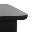 Pemberly Row Contemporary Accent Black Finish Large Coffee Table
