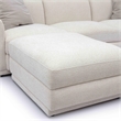 Pemberly Row Contemporary Accent Cream Chenille Modular Sectional
