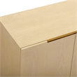 Pemberly Row Contemporary Accent Washed Natural Ash Sideboard