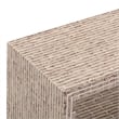 Pemberly Row Contemporary Accent Lavender Capiz Shell Nightstand