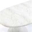 Pemberly Row White Marble Print Indoor / Outdoor 87