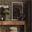 Pemberly Row Contemporary Accent Moss Green Velvet Table Lamp