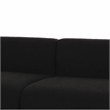 Pemberly Row Upholstered Contemporary Accent Black Boucle Sofa