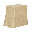Pemberly Row Contemporary Accent Natural Finish Rattan Nightstand