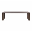 Pemberly Row Contemporary Accent Dark Brown Oak Dining Table