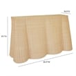 Pemberly Row Contemporary Accent Natural Rattan Console Table