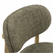 Pemberly Row Contemporary Green Performance Fabric Dining Chair