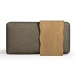 Pemberley Row Performance Basketweave Fabric Olive Green Ottoman Rectangular Spill-Proof 54.1