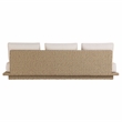 Pemberly Row Contemporary Accent Cream Finish Outdoor 96