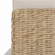 Pemberly Row Contemporary Accent Cream Finish Outdoor 65
