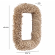 Pemberly Row Contemporary Natural Sisal Rectangular Wall Mirror