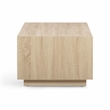 Pemberly Row Contemporary Coffee Table in Faux Wood Coffee Table