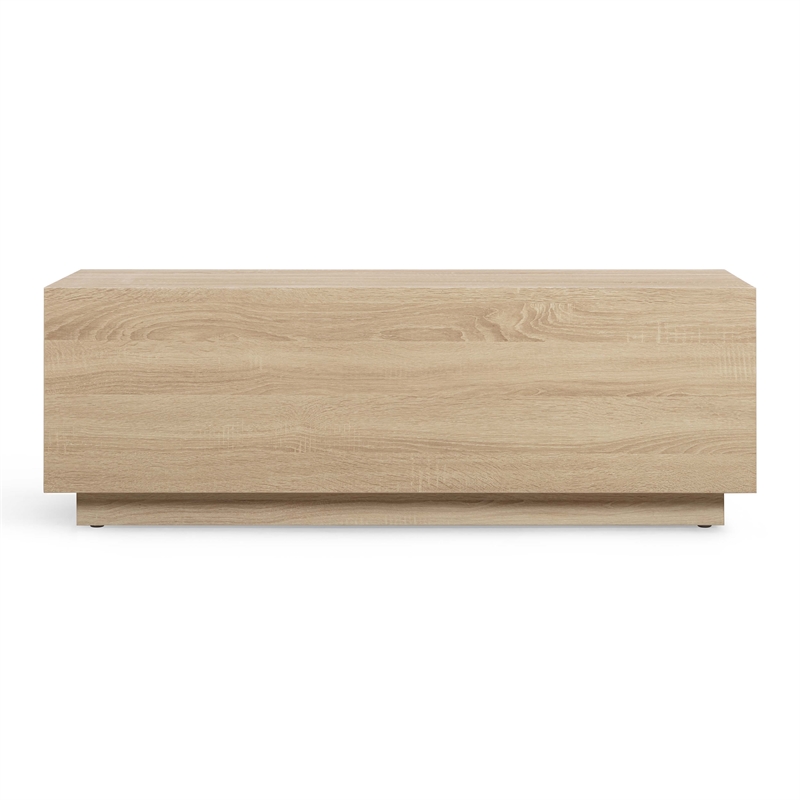 Pemberly Row Contemporary Coffee Table in Faux Wood Coffee Table