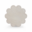 Pemberly Row Faux Travertine Indoor/Outdoor Concrete Side Table