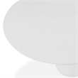 Pemberly Row Pure White Indoor/Outdoor Concrete Dining Table