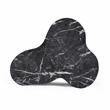 Pemberly Row Slab Black Marble Concrete Indoor / Outdoor Side Table