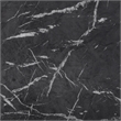 Pemberly Row Slab Black Marble Concrete Indoor / Outdoor Side Table