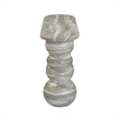 Pemberly Row Faux Stone Indoor/Outdoor Concrete Console Table