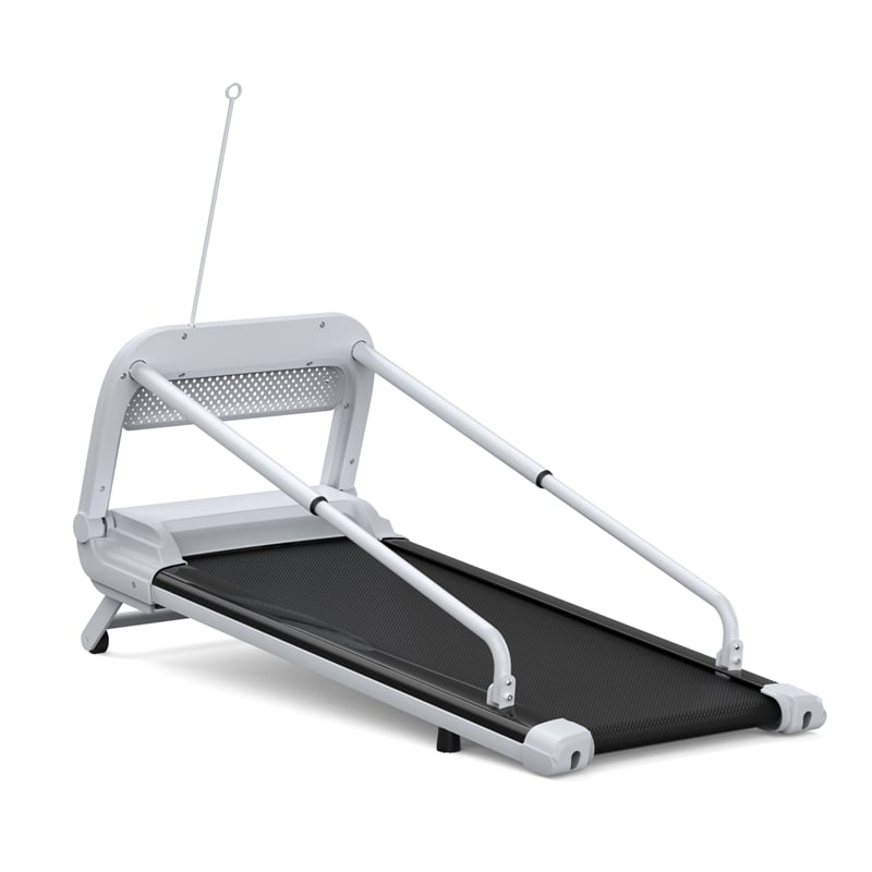 Pemberly Row Small/Medium Dogs Adjustable Speed w/ Incline Pet Treadmill - White