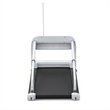 Pemberly Row Small/Medium Dogs Adjustable Speed w/ Incline Pet Treadmill - White
