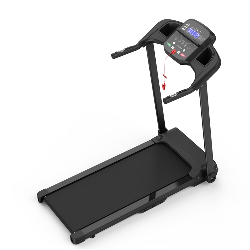 Pemberly Row 2.5HP Electric Folding Treadmill for Home Gym in Black