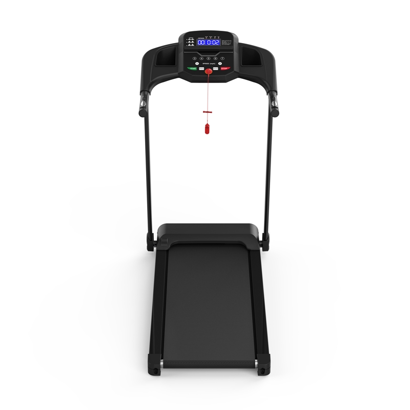 Pemberly Row 2.5HP Electric Folding Treadmill for Home Gym in Black