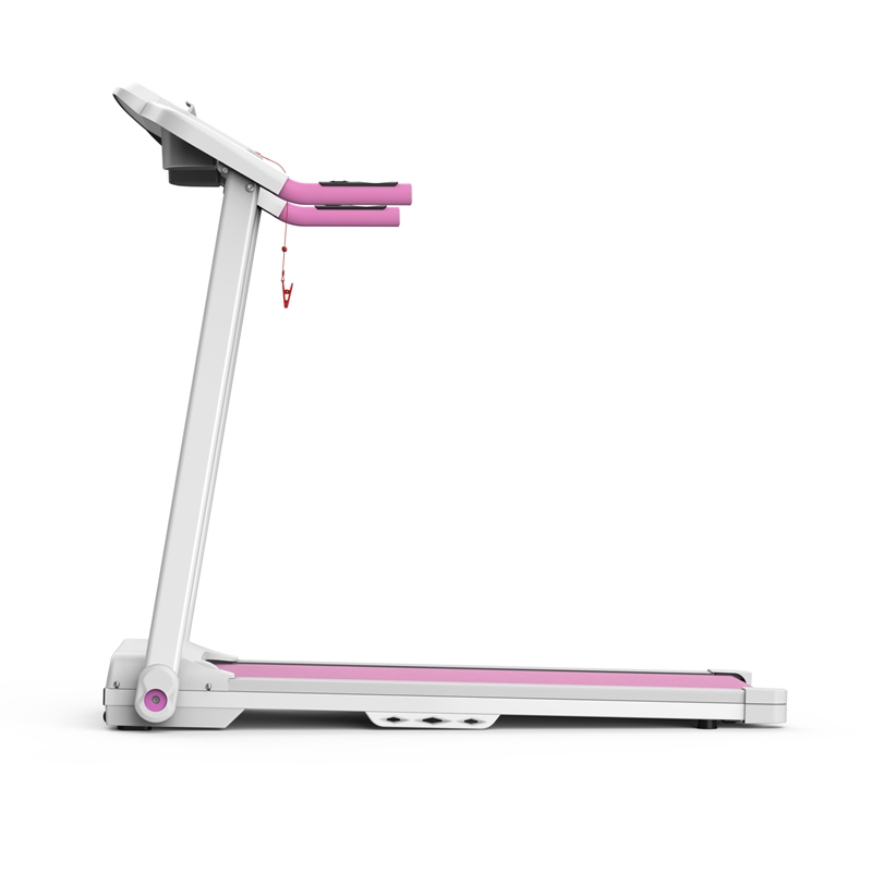 Pemberly Row 2.5HP Electric Folding Treadmill for Home Gym in Pink