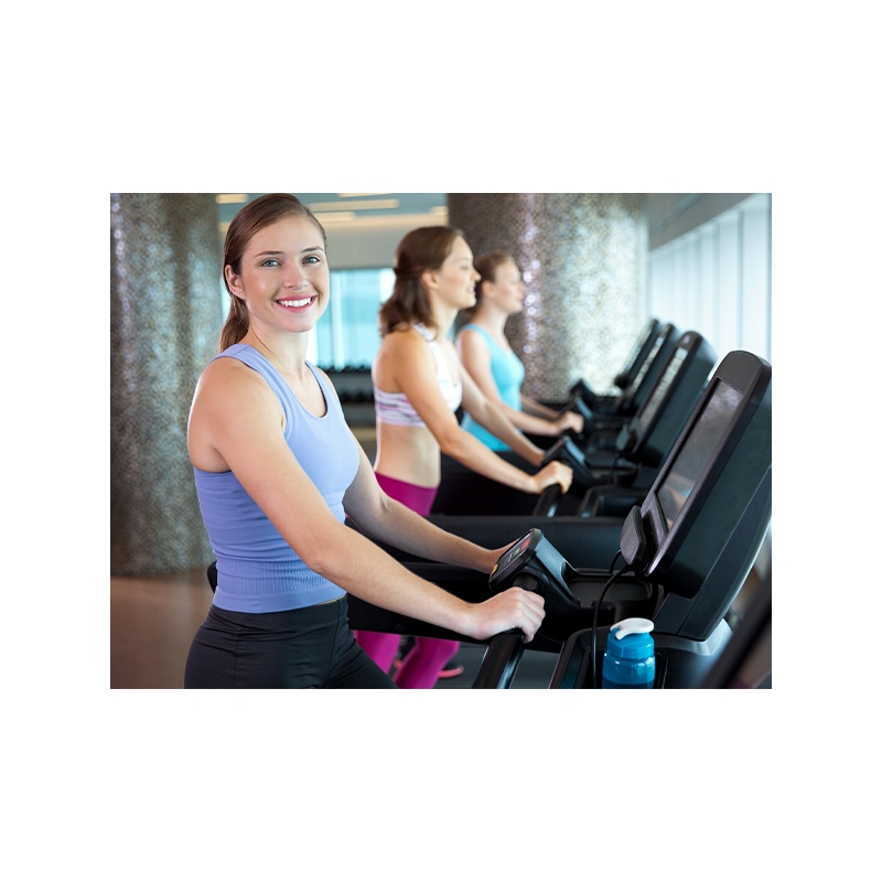 Pemberly Row 12 Programs Portable Electric 3.5HP Treadmill for Home in Green