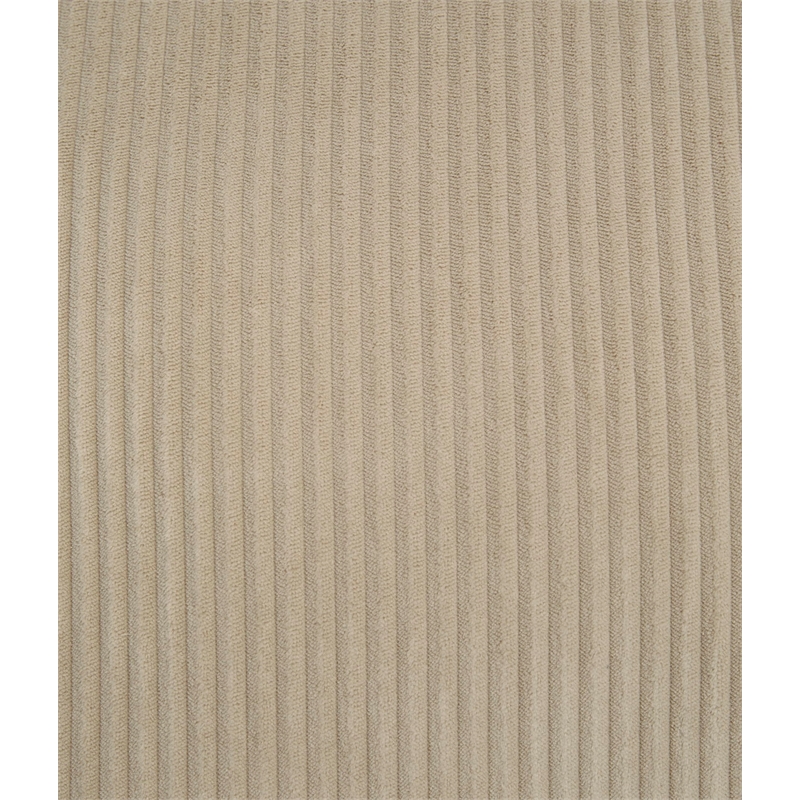 Pemberly Row Contemporary Polyester Upholstered Sand Swivel Chair