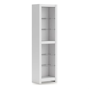 Pemberly Row Contemporary Engineered Wood Pier in White Finish