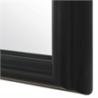Pemberly Row Contemporary Elegant Arched Top Mirror in Black Frame
