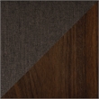 Pemberly Row 5-Piece Contemporary Wood and MDF Board Dining Set in Walnut