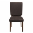 Pemberly Row 5-Piece Contemporary Wood and MDF Board Dining Set in Walnut