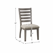 Pemberly Row 5-Piece Contemporary Wood and MDF Board Dining Set in Gray