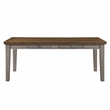 Pemberly Row 5-Piece Contemporary Wood and MDF Board Dining Set in Gray