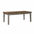 Pemberly Row 5-Piece Contemporary Wood and MDF Board Dining Set in Gray