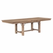 Pemberly Row 5-Piece Wood and Fabric Dining Set in Light Oak/ Beige