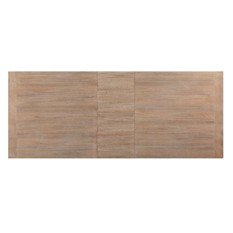 Pemberly Row 5-Piece Wood and Fabric Dining Set in Light Oak/ Beige