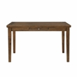 Pemberly Row 5-Piece Wood and Fabric Counter Height Dining Set in Cherry
