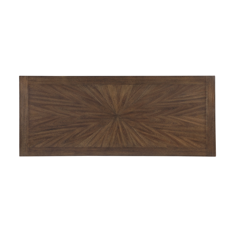 Pemberly Row Traditional Solid Wood Counter Height Table in Brown