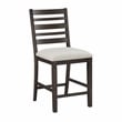 Pemberly Row Textured Counter Height Chair - Set of 2 in Beige