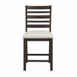 Pemberly Row Textured Counter Height Chair - Set of 2 in Beige