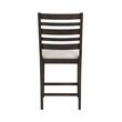 Pemberly Row Textured Counter Height Chair - Set of 2 in Beige